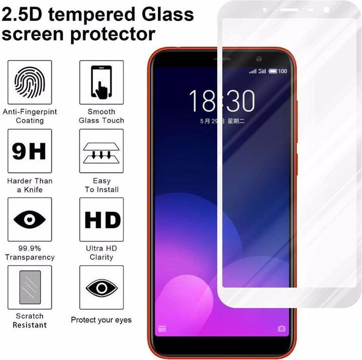 Immagine prodotto Cadorabo Vetro di protezione del display a schermo intero (1 Pezzo/i, Meizu M6T)