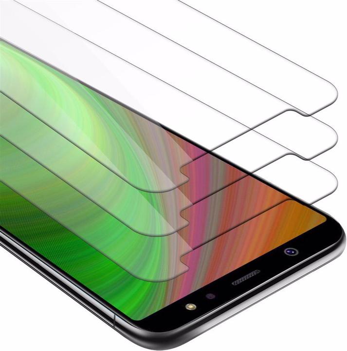 Actual product image Cadorabo Display protection glass (3 Piece, Samsung Galaxy A6)
