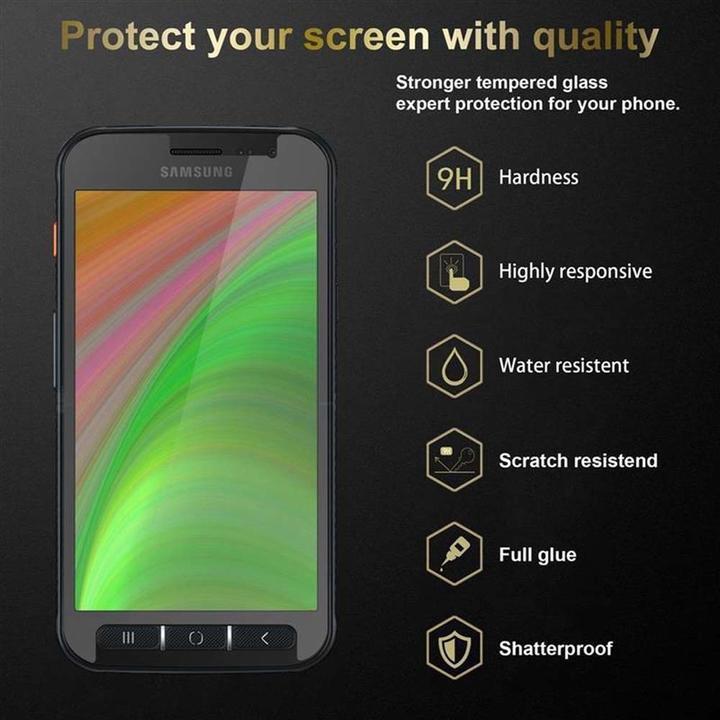Actual product image Cadorabo Display protection glass (1 Piece, Samsung Galaxy Xcover 4s, Samsung Galaxy Xcover 4)