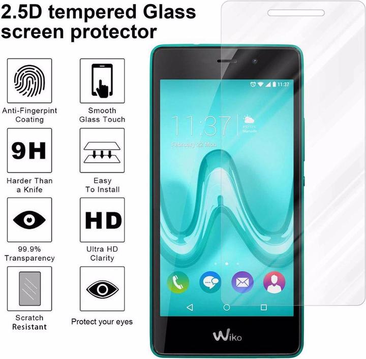 Productafbeelding Cadorabo Glas ter bescherming van het scherm (1 Stuk, Wiko Tommy)