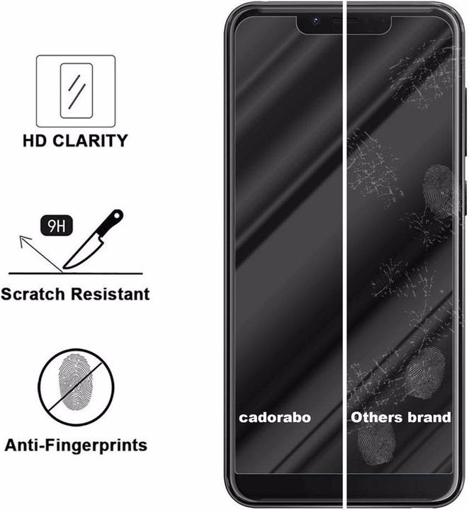 Actual product image Cadorabo Display protection glass (1 Piece, Wiko View 2 Go)