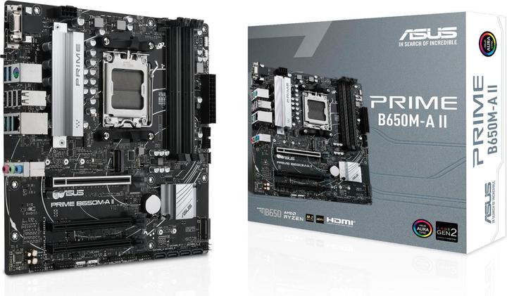 Actual product image ASUS PRIME B650M-A II (AM5, AMD B650, mATX)
