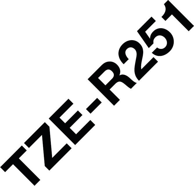 Actual product image Brother TZe-R251 (2.40 cm, White)