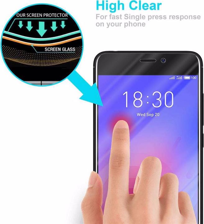 Image du produit Cadorabo Verre de protection d'écran (1 pièce(s), Meizu M6)