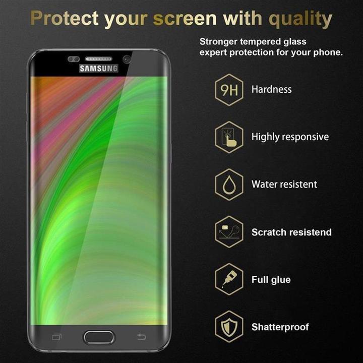 Immagine prodotto Cadorabo Vetro di protezione del display a schermo intero (3 Pezzo/i, Samsung Galaxy S6 Edge)
