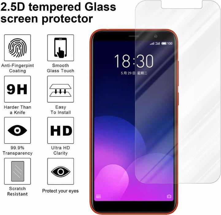 Image du produit Cadorabo verre de protection de l'écran (1 pièce(s), Meizu M6T)
