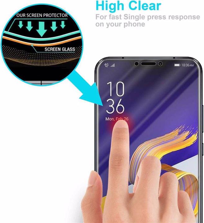 Productafbeelding Cadorabo Glas ter bescherming van het scherm (1 Stuk, Asus Zenfone 5Z)