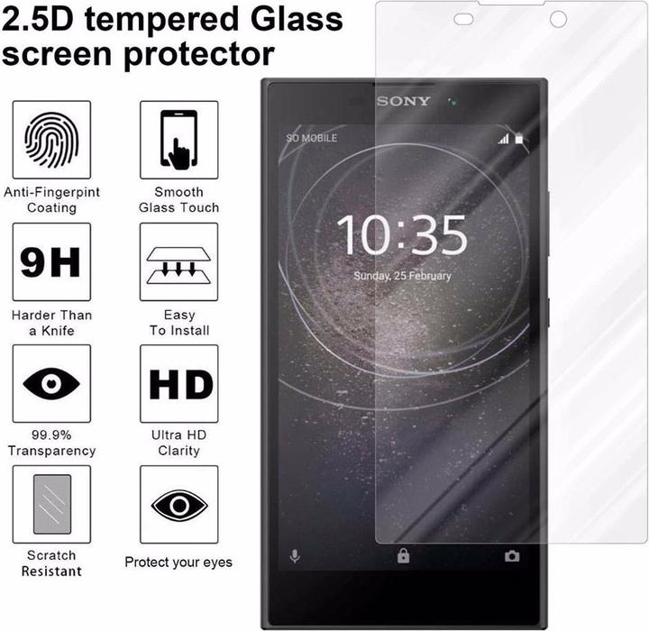 Actual product image Cadorabo display protection glass (1 Piece, Sony Xperia L2)