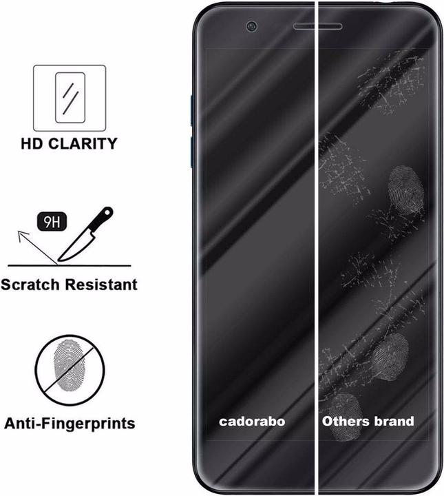 Actual product image Cadorabo display protection glass (1 Piece, LG K10 2018, K11, LG K11 Plus)