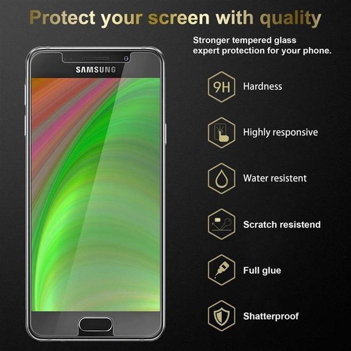Actual product image Cadorabo display protection glass (3 Piece, Samsung Galaxy A3 (2016))