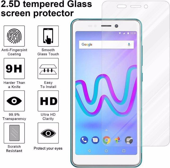 Productafbeelding Cadorabo Glas ter bescherming van het scherm (1 Stuk, Wiko Jerry 3)