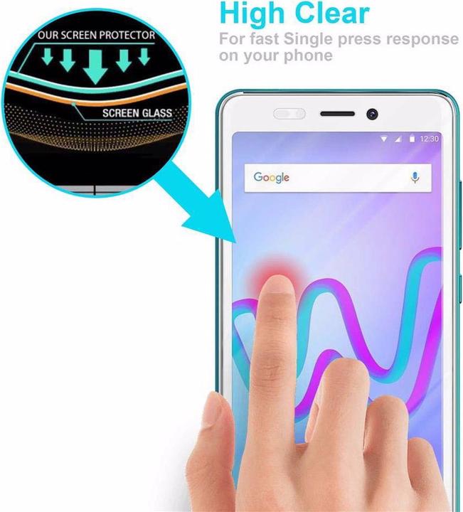 Productafbeelding Cadorabo Glas ter bescherming van het scherm (1 Stuk, Wiko Jerry 3)