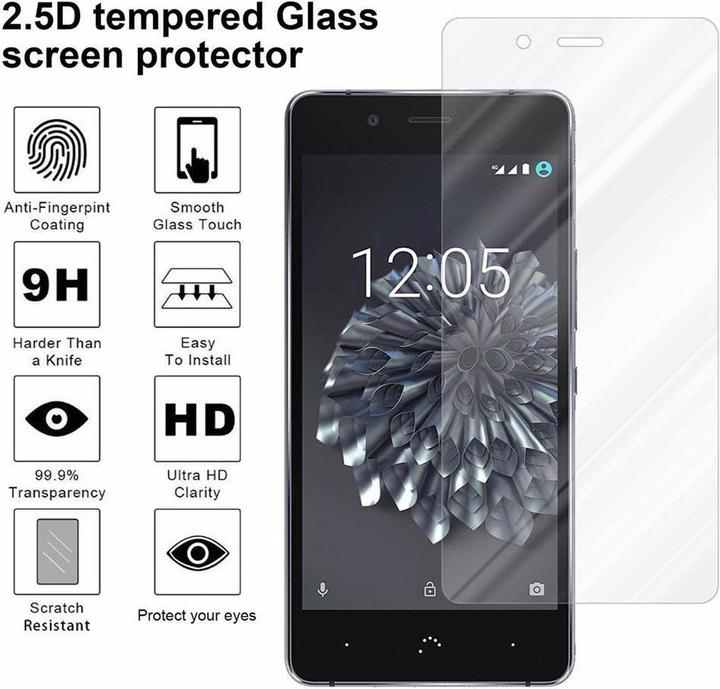 Actual product image Cadorabo display protection glass (1 Piece, BQ Aquaris X5)
