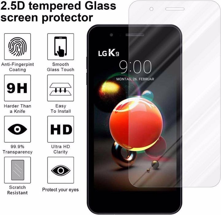 Actual product image Cadorabo display protection glass (1 Piece, LG K9)