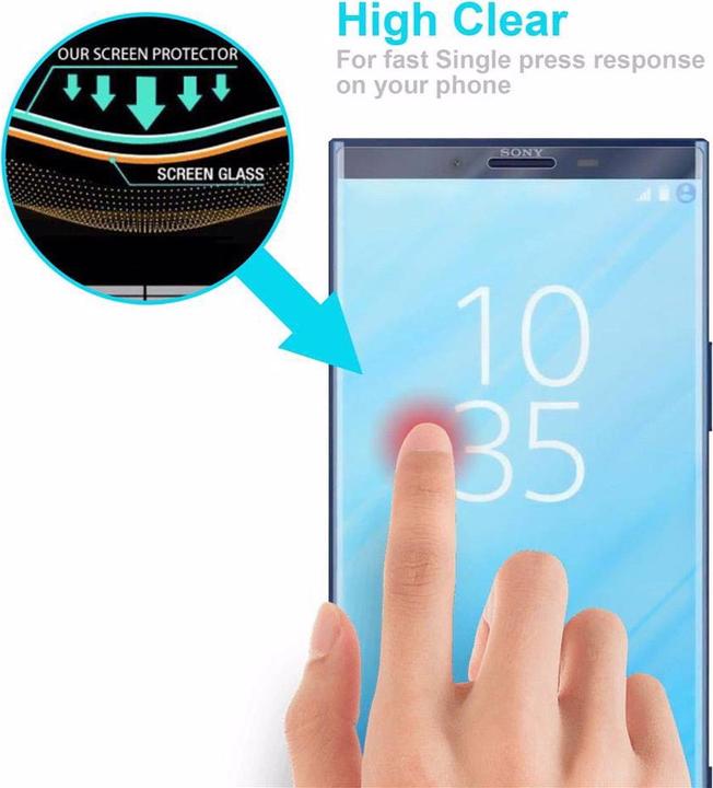 Image du produit Cadorabo verre de protection de l'écran (1 pièce(s), Sony Xperia XZ Pro)