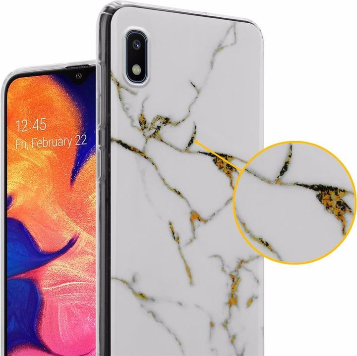 Produktbild Cadorabo IMD TPU Bunter Marmor Cover (Samsung Galaxy A10, HTC One M10)