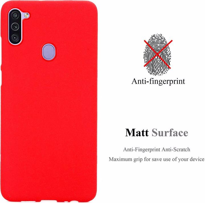 Actual product image Cadorabo TPU Frosted Cover (Samsung Galaxy M11, Samsung Galaxy A11)
