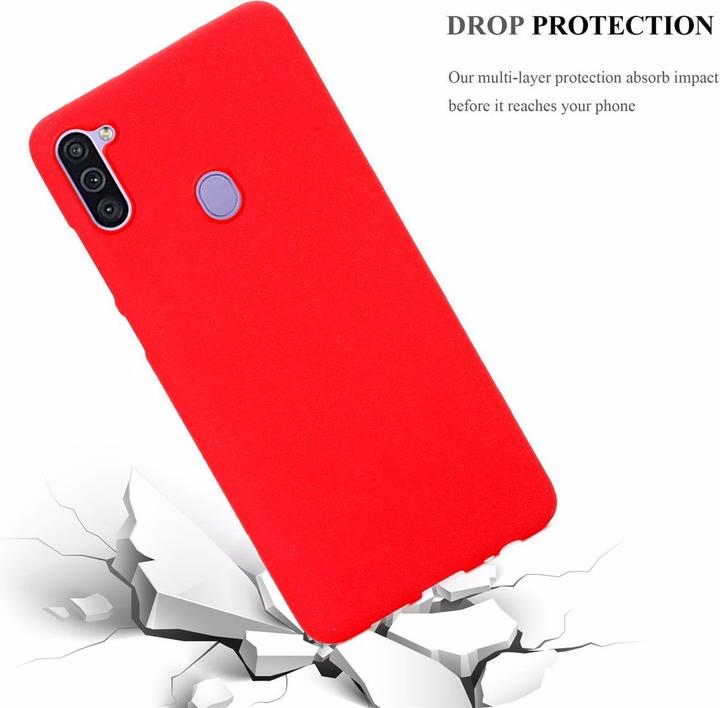 Actual product image Cadorabo TPU Frosted Cover (Samsung Galaxy M11, Samsung Galaxy A11)