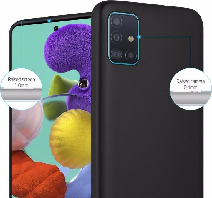 Actual product image Cadorabo TPU Matt Metallic Cover (Samsung Galaxy A71 5G)