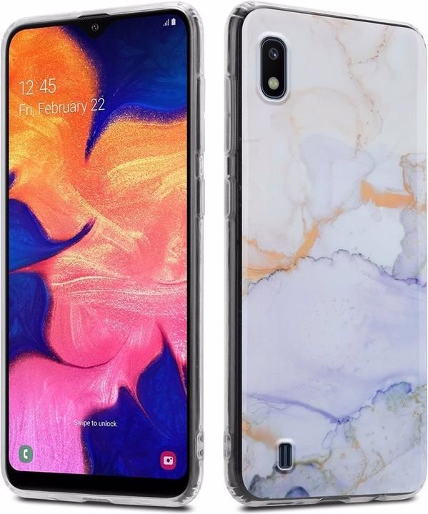 Actual product image Cadorabo IMD TPU Colorful Marble Cover (Samsung Galaxy A10, HTC One M10)