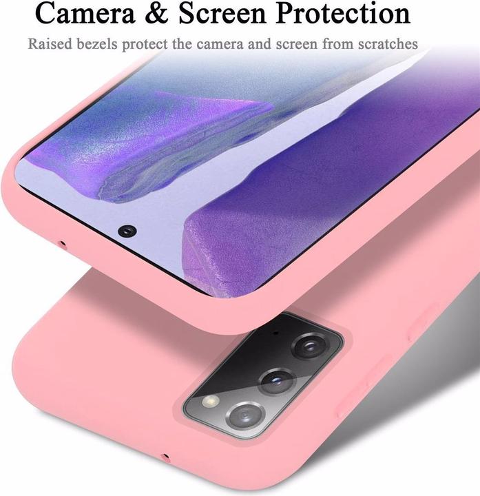 Immagine prodotto Cadorabo Copertura della cassa del silicone liquido TPU (Samsung Galaxy Note 20)