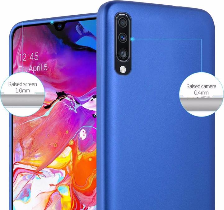 Productafbeelding Cadorabo TPU Matte Metallic hoes (Samsung Galaxy A70S, Samsung Galaxy A70)