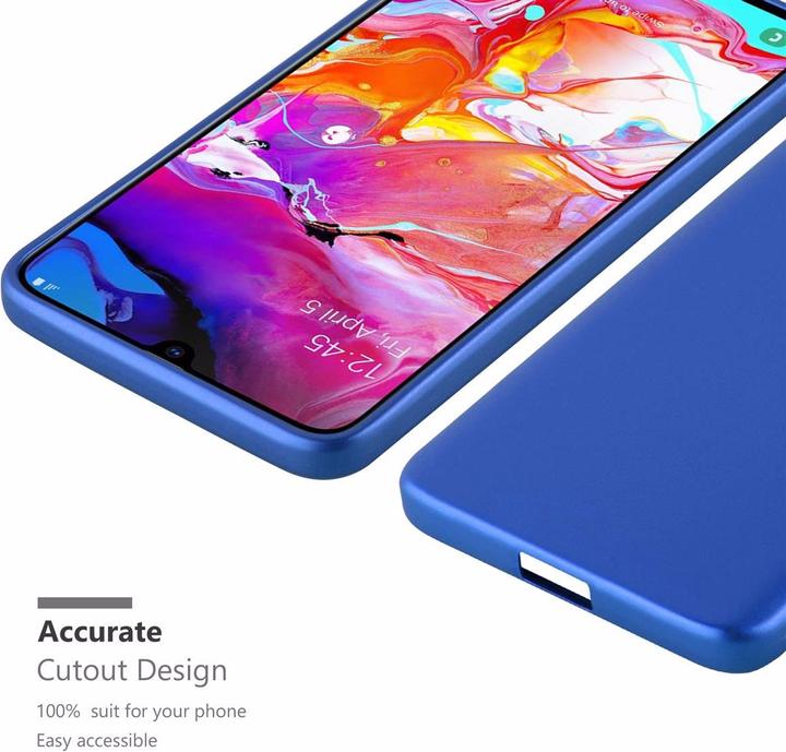 Productafbeelding Cadorabo TPU Matte Metallic hoes (Samsung Galaxy A70S, Samsung Galaxy A70)