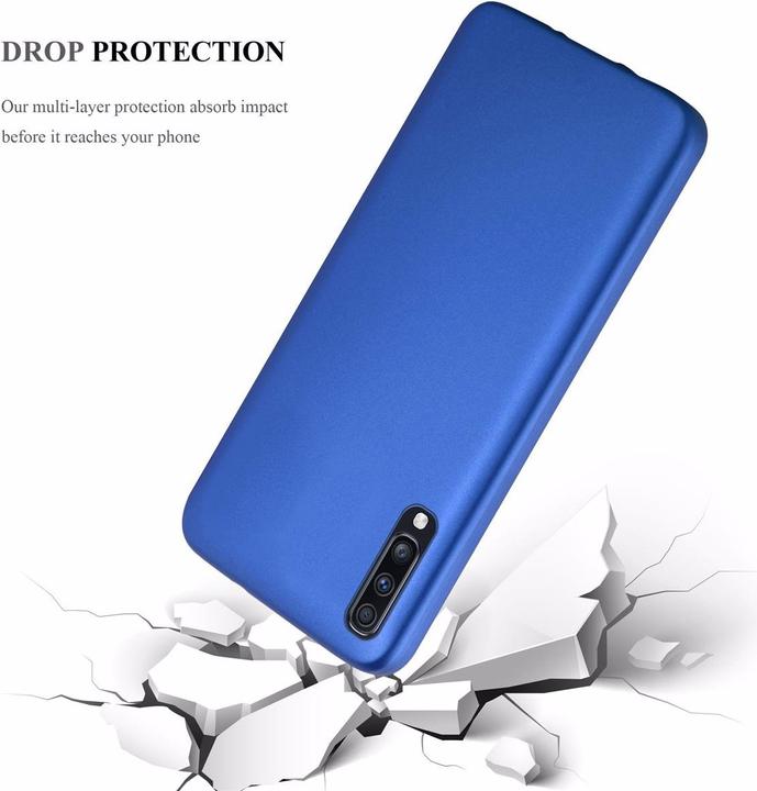 Productafbeelding Cadorabo TPU Matte Metallic hoes (Samsung Galaxy A70S, Samsung Galaxy A70)