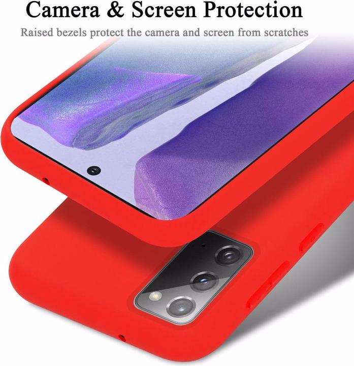 Actual product image Cadorabo TPU Liquid Silicone Case Cover (Samsung Galaxy Note 20)