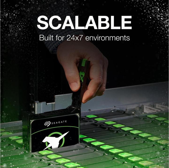 Actual product image Seagate Exos X16 (16 TB, 3.5", CMR)