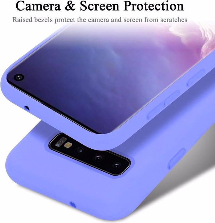Actual product image Cadorabo TPU Liquid Silicone Case Cover (Samsung Galaxy S10+)