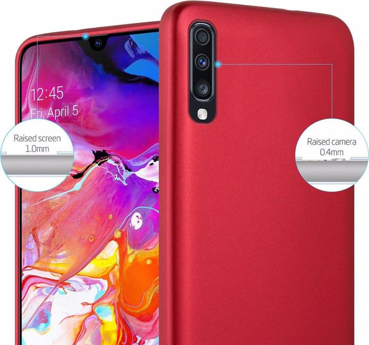 Actual product image Cadorabo TPU Matt Metallic Cover (Samsung Galaxy A70S, Samsung Galaxy A70)