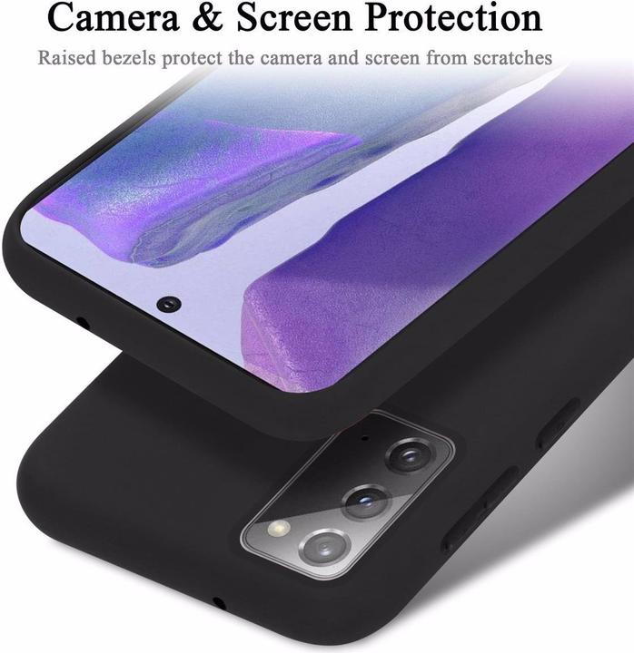 Actual product image Cadorabo TPU Liquid Silicone Case Cover (Samsung Galaxy Note 20)