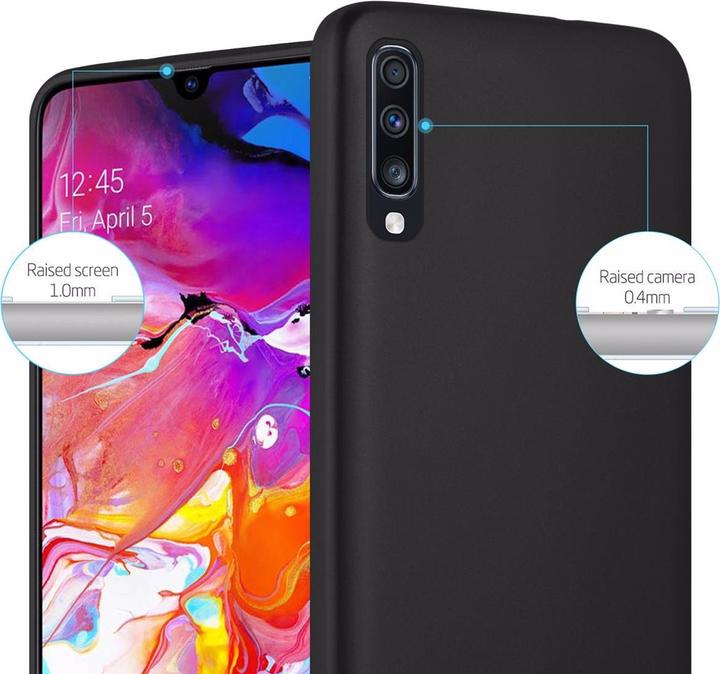 Productafbeelding Cadorabo TPU Matte Metallic hoes (Samsung Galaxy A70S, Samsung Galaxy A70)