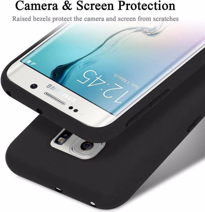 Actual product image Cadorabo TPU Liquid Silicone Case Cover (Samsung Galaxy S6 Edge)