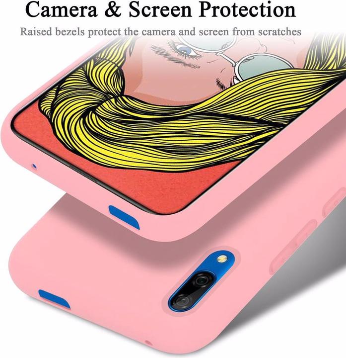 Immagine prodotto Cadorabo Copertura della cassa del silicone liquido TPU (Huawei P Smart+ (2019))