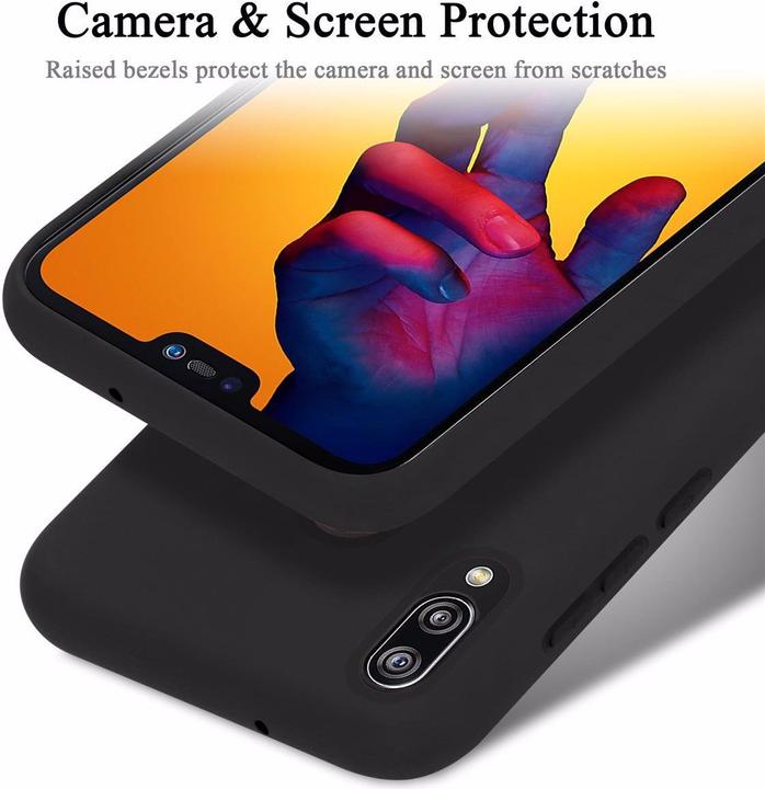 Actual product image Cadorabo TPU Liquid Silicone Case Cover (Huawei Nova 3E)