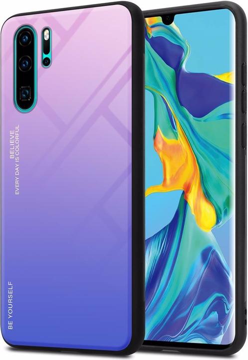 Produktbild Cadorabo TPU 2 Farben Glas Cover (Huawei P30 Pro)