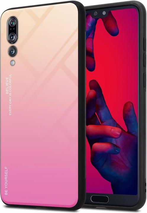 Productafbeelding Cadorabo TPU 2 kleuren glasdekking (Huawei P20 Pro, Huawei P20 Plus)
