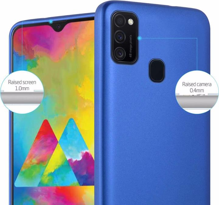 Actual product image Cadorabo TPU Matt Metallic Cover (Samsung Galaxy M21, Samsung Galaxy M30s)