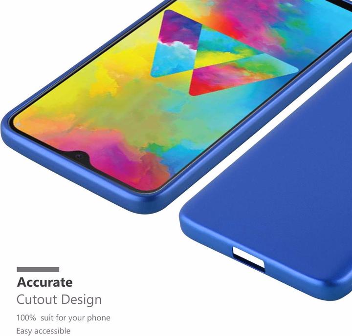 Actual product image Cadorabo TPU Matt Metallic Cover (Samsung Galaxy M21, Samsung Galaxy M30s)
