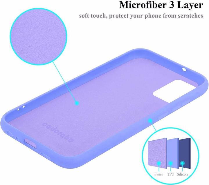 Actual product image Cadorabo TPU Liquid Silicone Case Cover (Samsung Galaxy A02s)