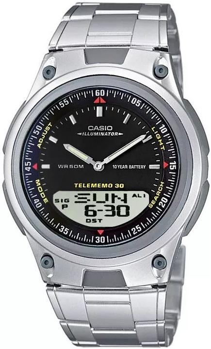 Casio DUAL AW-80D-1AVDF Herrenuhr + BOX (46.70 mm)