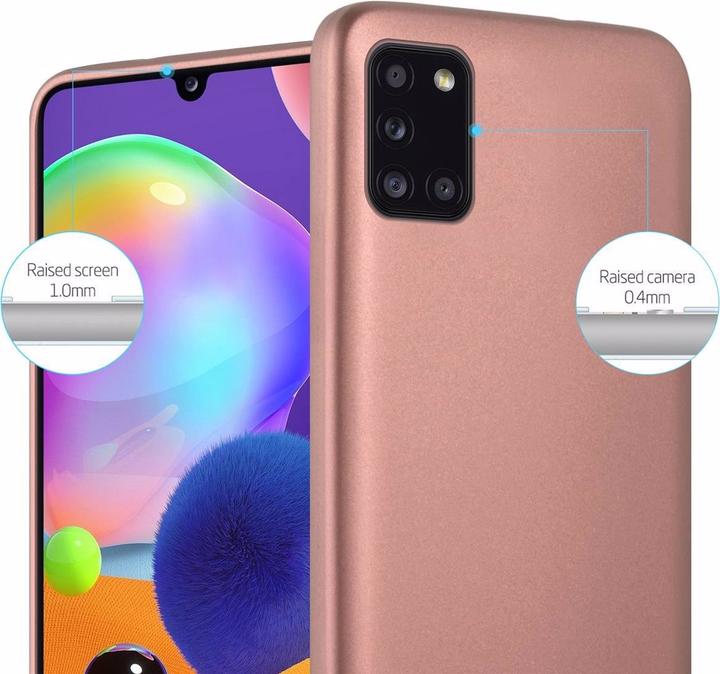 Actual product image Cadorabo TPU Matt Metallic Cover (Samsung Galaxy A31)