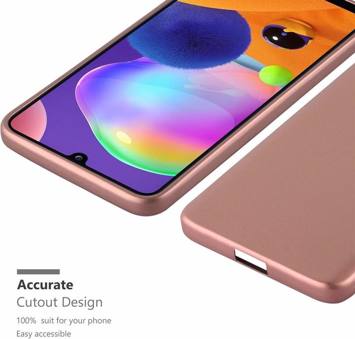 Actual product image Cadorabo TPU Matt Metallic Cover (Samsung Galaxy A31)