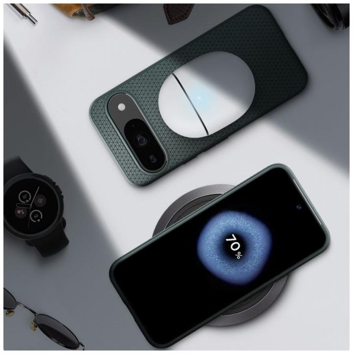 Image du produit Spigen Coque Liquid Air pour Google Pixel 9 / 9 Pro Green Abyss (Realme 9 Pro+, Google Pixel 9)