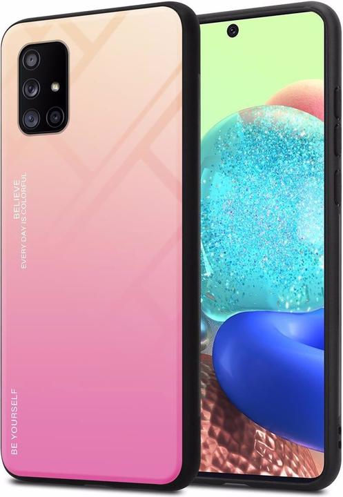 Produktbild Cadorabo TPU 2 Farben Glas Cover (Samsung Galaxy A71 5G)