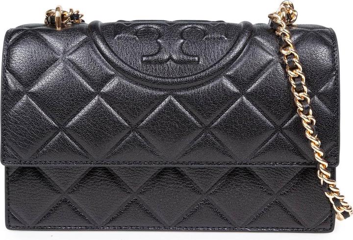 Produktbild Tory Burch fleming small leather crossbody bag color black