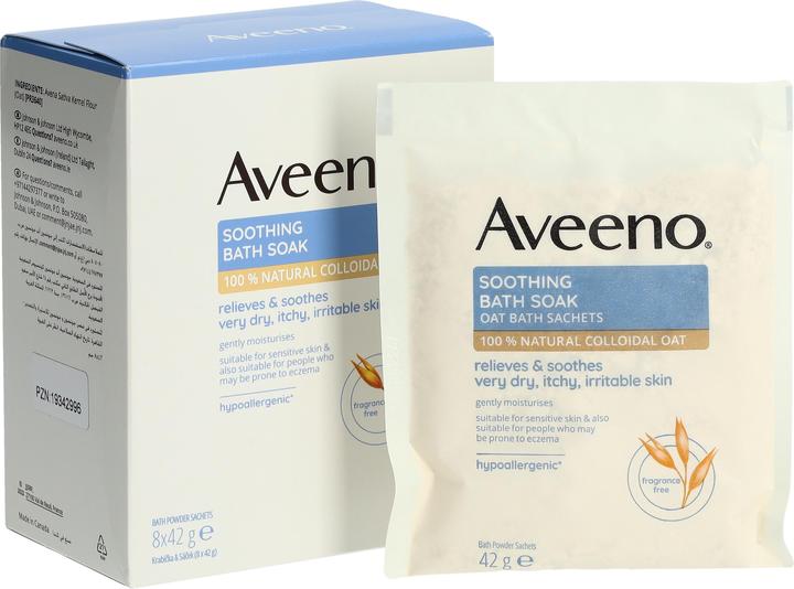 Produktbild Aveeno Dermexa Beruhigende Badezusa 336g (Badeperlen)