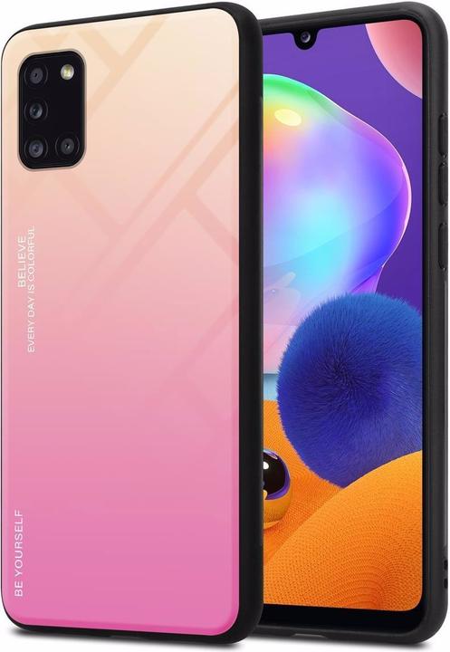 Produktbild Cadorabo TPU 2 Farben Glas Cover (Samsung Galaxy A31)